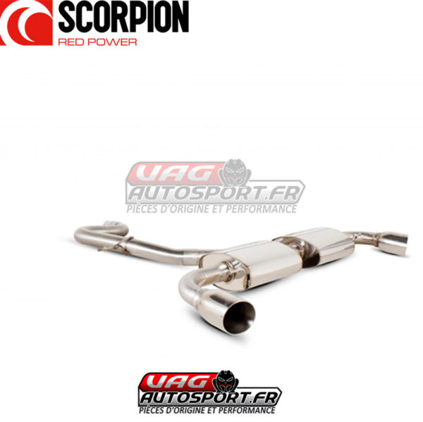 Ligne d'échappement inox après cata - AUDI TT Mk2 2.0 TFSI - SAUS032 - Scorpion