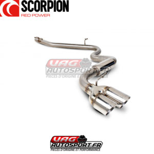 Demi-ligne / Cat-back INOX SCORPION pour AUDI TT Mk2 2.0 Tdi 170cv Quattro - SAU024