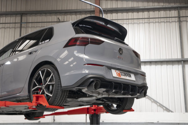 Demi-ligne / Cat-back apres FAP sans intermédiaire Predator - VW Golf 8 GTI Clubsport - SVWS070CF - Scorpion – Image 6