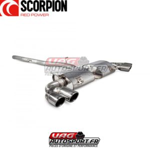 Demi-ligne / Cat-back AUDI S1 2.0 TFSi Quattro - SAUS045 - Scorpion