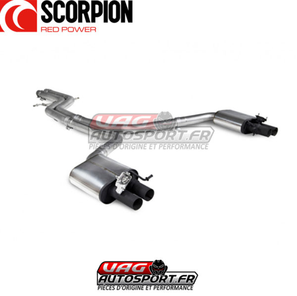 Cat-back sans intermédiaire AUDI RS6 Avant C7 - SAUS087 - Scorpion