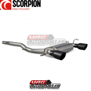 Demi-ligne / Cat-back d'échappement inox Audi TT Mk1 Quattro 3.2 VR6 - SAUS042C - Scorpion