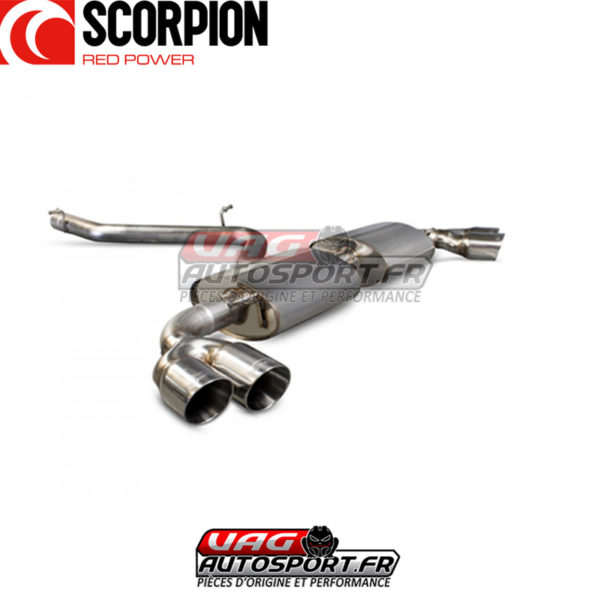 Demi-ligne d'échappement INOX AUDI TT-S Mk2 (8J) 2.0 TFSI EA113 - SAUS026 - Scorpion