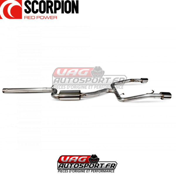 échappement inox après cata, sans intermédiaire, pour SEAT Leon Cupra ST 280 & 290 - SSTS012 - Scorpion – Image 3