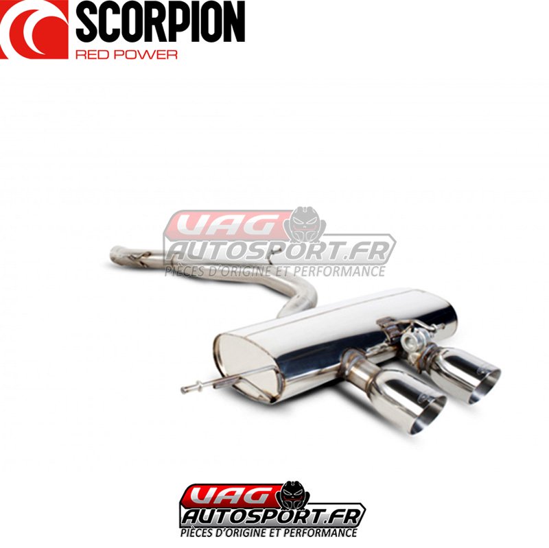Cat-back Scorpion avec valves actives pour VW Golf Mk6 R 2.0 TFSI 270cv – SVWS038