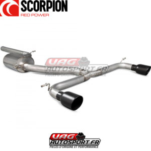 Catback sans silencieux intermédiaire Golf MK7.5 GTi TCR avec FAP - SVWS060C - Scorpion