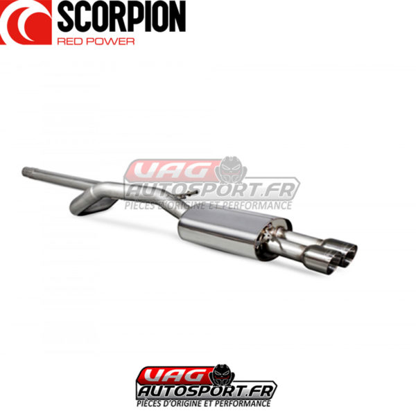 Echappement inox après catalyseur Scorpion VW Polo Gti 1.8T 9n3 - SVWS052