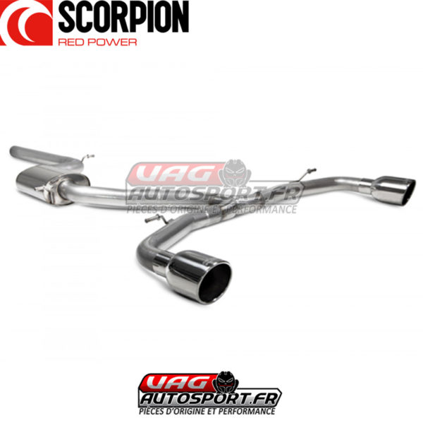 Demi-ligne d'échappement inox pour VW Golf GTI MK8 2.0 TSI EA888 GEN4 - SVWS064 - Scorpion – Image 2