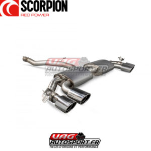 Demi-ligne / Cat-back - AUDI TT S Mk3 - SAUS055 - Scorpion