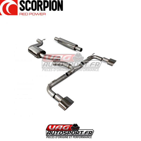Demi-ligne / Cat-back inox SEAT Leon Cupra Hatch 280/290 & 300 - SST011 - Scorpion – Image 5