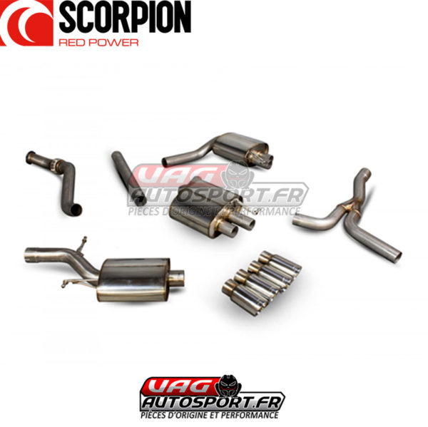 Demi-ligne / Cat-back AUDI A5 B8 2.0 TFSI - SAU073 - Scorpion – Image 4