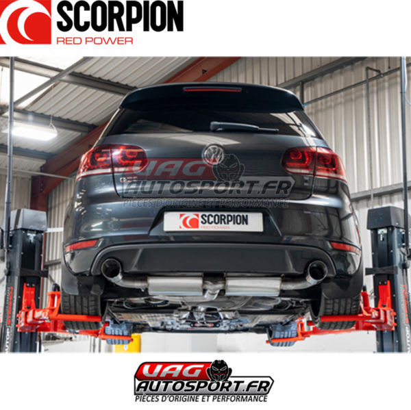 Demi-ligne / Cat-back Scorpion VW Golf Mk6 Gti 2.0 Tsi - SVW036 - Scorpion – Image 4