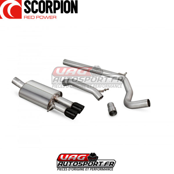 Demi-ligne / Cat-back VOLKSWAGEN Polo Gti 1.8T 9n3 - SVWS052C - Scorpion – Image 4