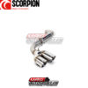 Demi-ligne / Cat-back INOX SCORPION pour AUDI TT Mk2 2.0 Tdi 170cv Quattro - SAU024 – Image 4