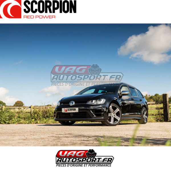 Demi-ligne d'échappement inox (après cata) - VW Golf MK7 R Break - SVW053 - Scorpion – Image 5
