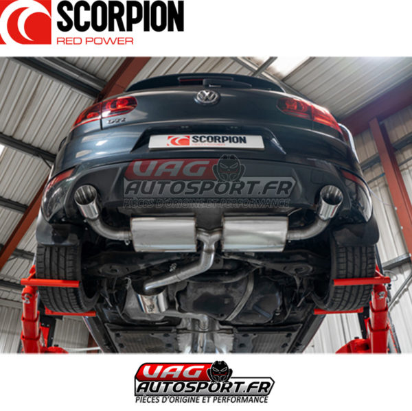Demi-ligne / Cat-back Scorpion VW Golf Mk6 Gti 2.0 Tsi - SVW036 - Scorpion – Image 5