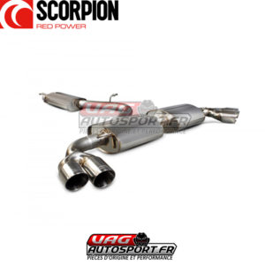 Cat-back avec silencieux intermédiaire pour  Scorpion AUDI TT Mk2 3.2 V6 (8J) - SAU026