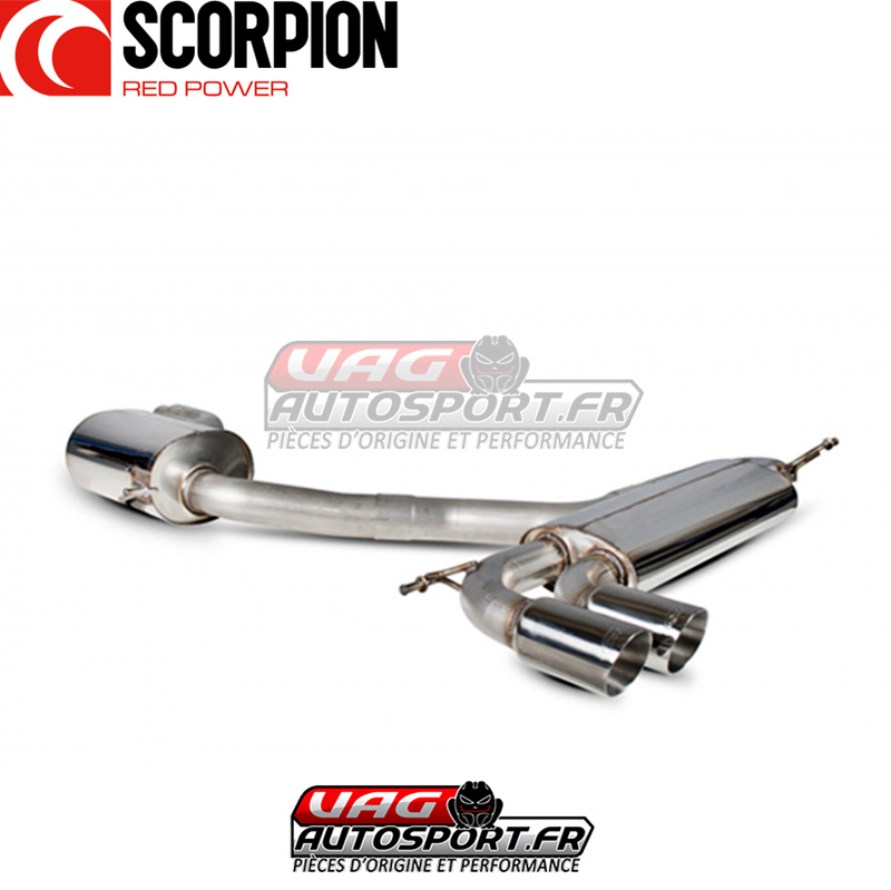 Echappement inox pour VW Golf 5 Gti – SVW042 – Scorpion