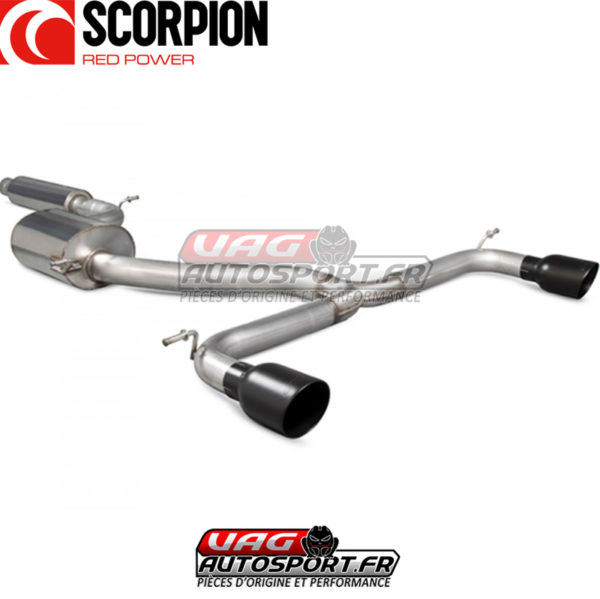 Demi-ligne / Cat-back Scorpion pour VW Golf 7 Gti - SVW043C