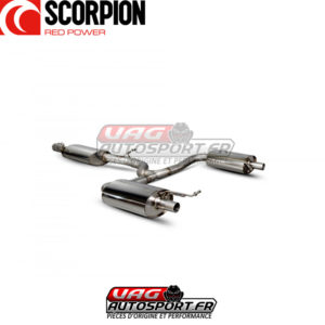 Demi-ligne d'échappement inox (après cata) - VW Golf MK7 R Break - SVW053 - Scorpion