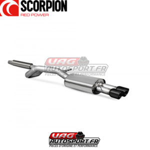 Cat-back avec silencieux intermédiaire pour VW Polo Gti 1.8T 9N3 (150/180cv) - SVW052C - Scorpion