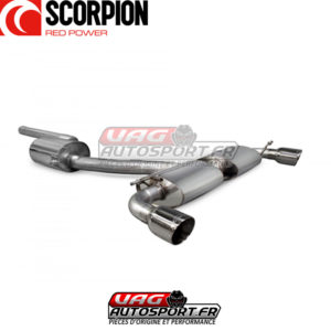 Demi-ligne / Cat-back VOLKSWAGEN Scirocco R - 2.0 TSI EA113 - SVW041 - Scorpion