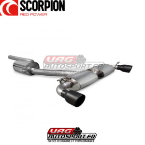 Echappement inox après cata VW Scirocco R - SVW041C - Scorpion