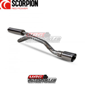 Catback avec silencieux intermédiaire UP Gti sans FAP - SVW059 - Scorpion