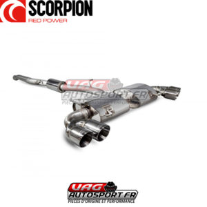 Demi-ligne / Cat-back Scorpion en Inox pour AUDI S1 2.0 TFSi Quattro - SAU045D - Scorpion