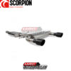 Cat-back Inox avec intermédiaire sans valves AUDI TT MK3 (8S) QUATTRO - 2.0 TSI EA888.3 - SAU086C - Scorpion – Image 2