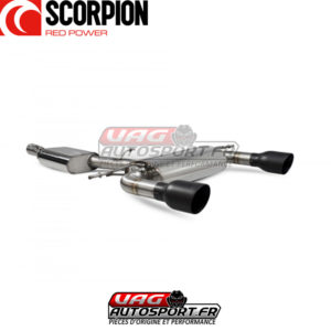 Cat-back Inox avec intermédiaire sans valves AUDI TT MK3 (8S) QUATTRO - 2.0 TSI EA888.3 - SAU086C - Scorpion