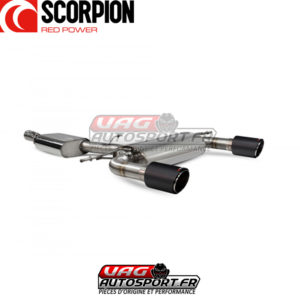Cat-back avec intermédiaire sans valves AUDI TT MK3 (8S) QUATTRO - 2.0 TSI EA888.3 - SAU086CF - Scorpion