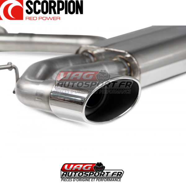 Demi-ligne d'échappement inox pour Audi RS3 8V SEDAN - 2.5 TFSI MQB - SAU084 - Scorpion – Image 4