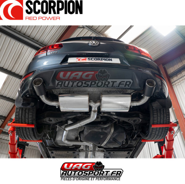 Cat-back Scorpion avec sorties carbone pour VOLKSWAGEN Golf Mk6 Gti 2.0 Tsi - SVWS036CF – Image 5