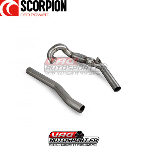 Downpipe + Catasport pour AUDI S3 8V 2.0 TSI EA888 GEN3 - SVAGX005 - Scorpion – Image 4