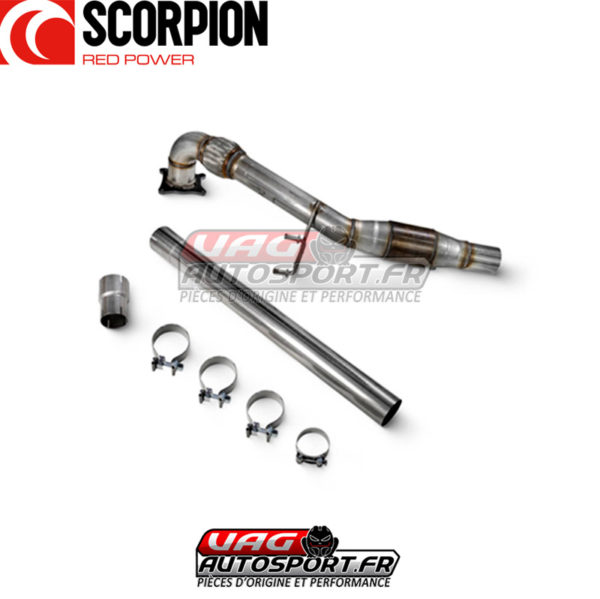 Downpipe + Catasport (descente de turbo) AUDI TTS 8J - 2.0 TFSI EA113 272cv - SAUX026 - Scorpion – Image 4