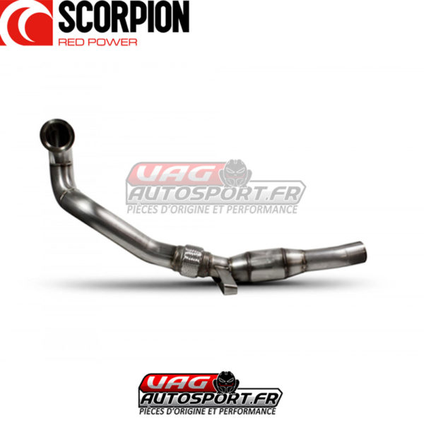 Downpipe + Cata sport AUDI S1 2.0 TFSi Quattro - SAUX045 - Scorpion – Image 3