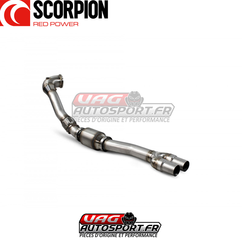 Downpipe + Catasport pour Audi RS3 8V Facelift / TTRS MK3 – 2.5 TFSI EVO – SAUX079 – Scorpion