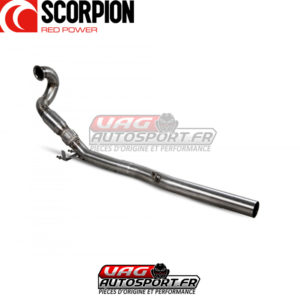 Downpipe + cata sport inox pour Volkswagen Golf R 7.5 - SVWX058 - Scorpion