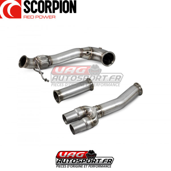 Downpipe + Décatalyseur - Audi RS3 8V Facelift / TTRS MK3 - 2.5 TFSI EVO 400cv - SAUC079 - Scorpion – Image 3