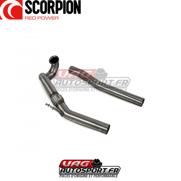 Descente de turbo avec décata (suppression catalyseur) - VW Golf MK7.5 R Facelift - SVWC054 - Scorpion – Image 3