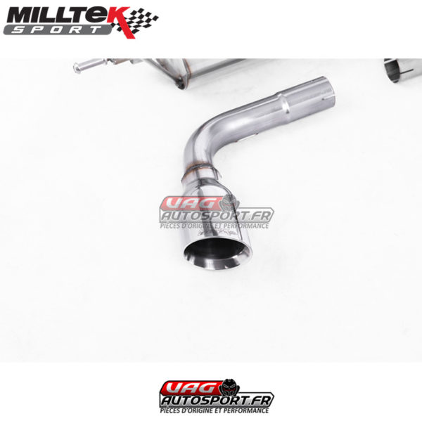Demi-ligne (CatBack) - Necessite Valance 3.2 V6 - Dual GT100 - Audi TT Mk2 2.0 TFSi 2WD - (2006 - 2011) - SSXAU235 - Milltek – Image 4