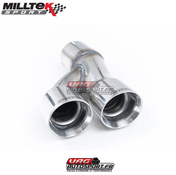 Demi-ligne (CatBack) - Sans silencieux intermédiaire VW Polo R WRC - (2013 - 2014) - SSXVW263 - Milltek – Image 4