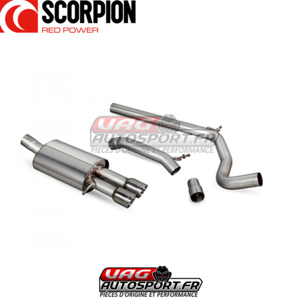 Echappement inox après catalyseur Scorpion VW Polo Gti 1.8T 9n3 - SVWS052 – Image 4