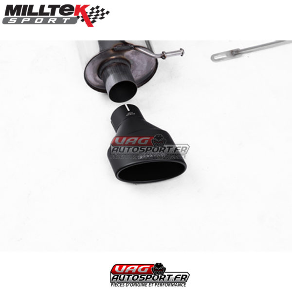 Demi-ligne (CatBack) Sorties Ovales Black - Audi RS6 C5 V8 Bi-Turbo Saloon et Avant - (2002 - 2004) - SSXAU212 - Milltek – Image 2