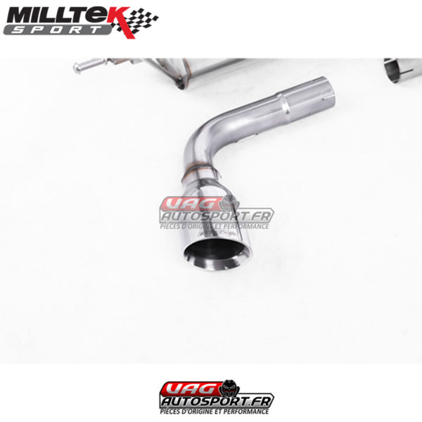 Demi-ligne (CatBack) - Necessite Valance 3.2 V6 - Dual GT100 - Audi TT Mk2 2.0 TFSi 2WD - (2006 - 2011) - SSXAU235 - Milltek – Image 2