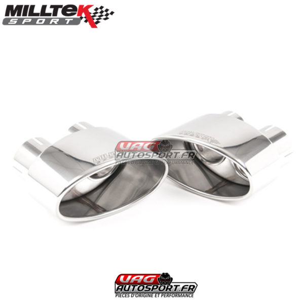 Demi-ligne (Cat-Back) Sorties Ovales - Audi RS5 B9 2.9 V6 Turbo Coupe - (Sans FAP) - SSXAU753 - Milltek – Image 2