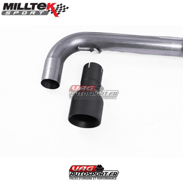 Ligne inox Milltek complète Race 76 mm - Avec Catalyseur HiFlow Race 200 CPSI - VW Scirocco R SSXVW186 - Milltek – Image 2