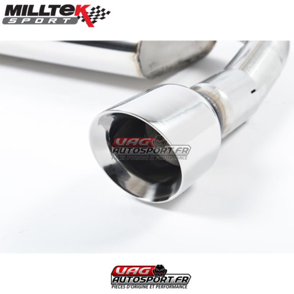 Ligne d'échappement homologuée CE - VW Golf 7 GTi (Performance Pack, Clubsport, Clubsport S) - 2.0 TSI EA888 GEN3 - SSXVW225 - Milltek – Image 2
