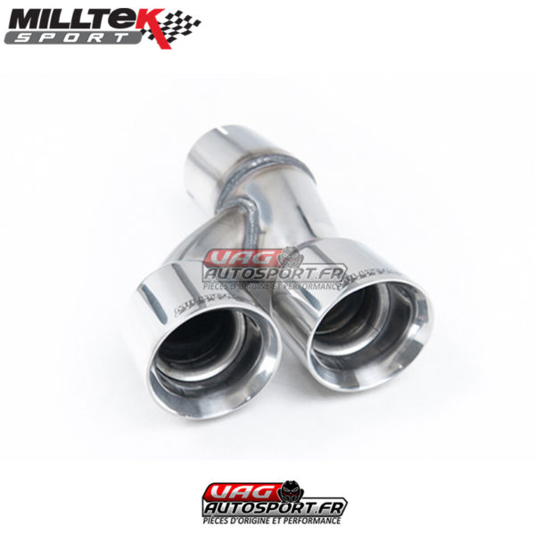 Demi-ligne (CatBack) - Sans silencieux intermédiaire VW Polo R WRC - (2013 - 2014) - SSXVW263 - Milltek – Image 2